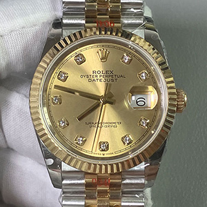 【保証期間修理代無し】ロレックスコピー時計デイトジャストM126233-0017、新品腕時計